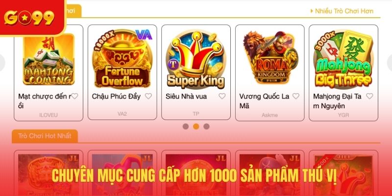 Nổ Hũ GO99 - Thế Giới Slot Với 1000+ Sản Phẩm Chất Lượng - FEXIN