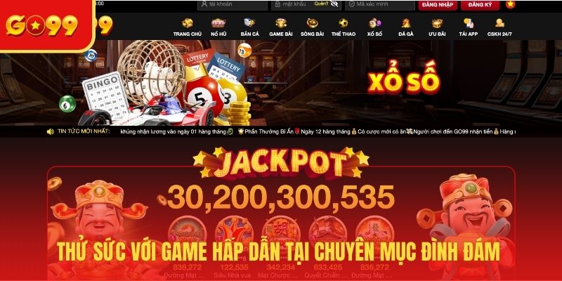 Xổ Số GO99 - Thiên Đường Game May Rủi, Kiếm Tiền Khủng - FEXIN
