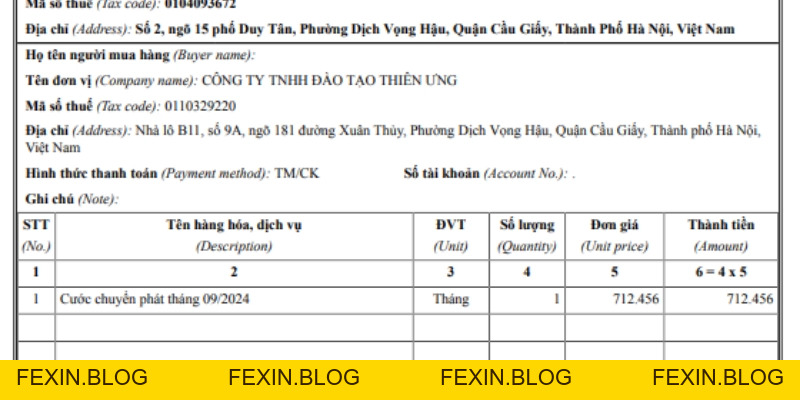 Hóa Đơn VAT: Cách Hiểu, Sử Dụng Và Lưu Ý Mới Nhất 2026 - FEXIN